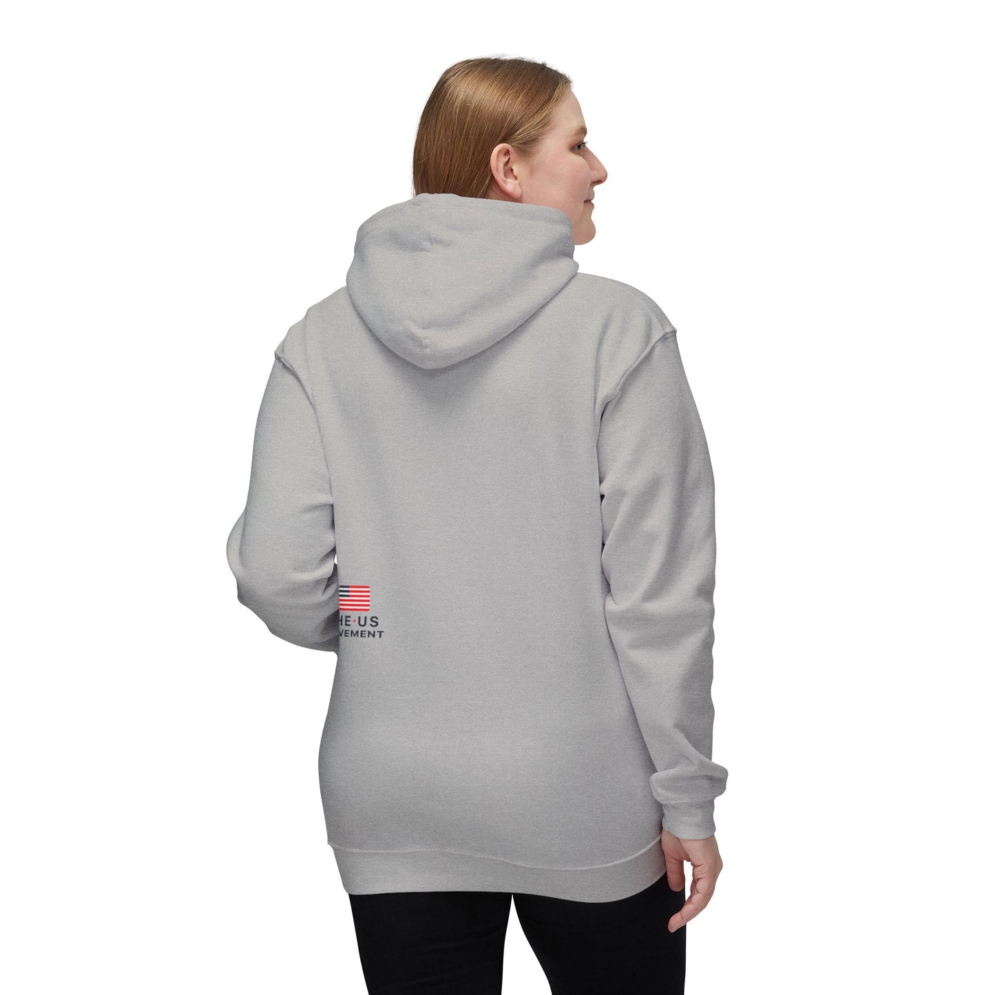 Standard USa Hoodie - White/Grey (Made in USA)