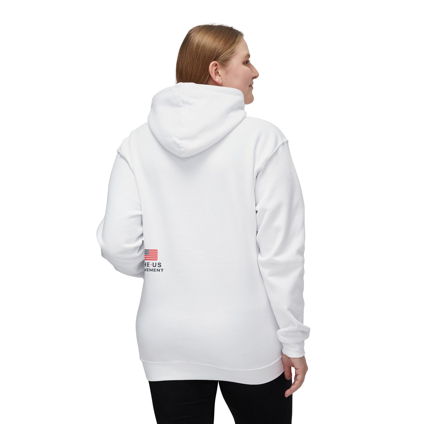 Standard USa Hoodie - White/Grey (Made in USA)