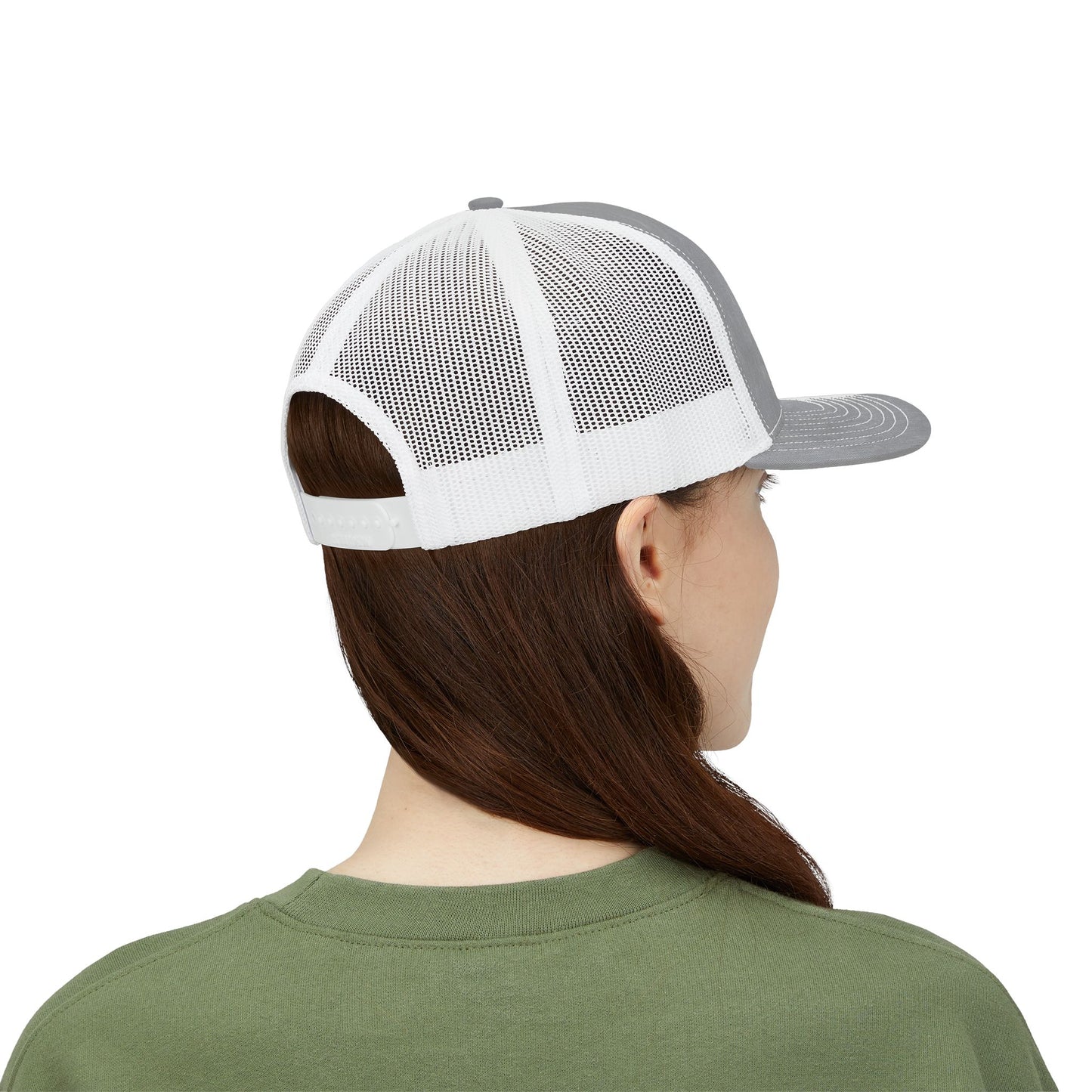 USa Bubble Trucker Hat - Grey