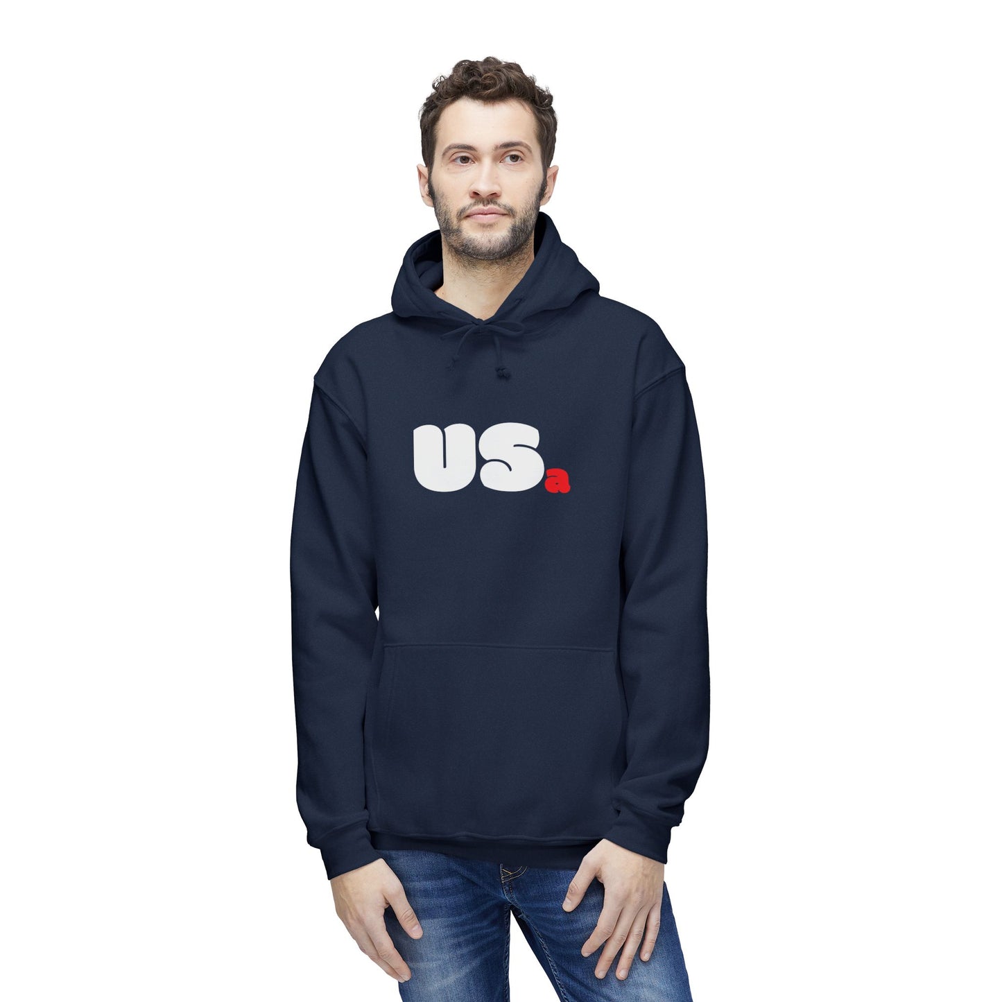 Bubble USa Hoodie - Navy (Made in USA)