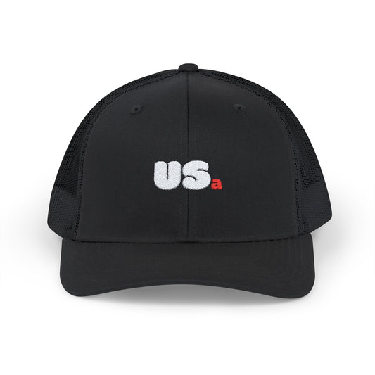 USa Bubble Trucker Hat - Navy/Black