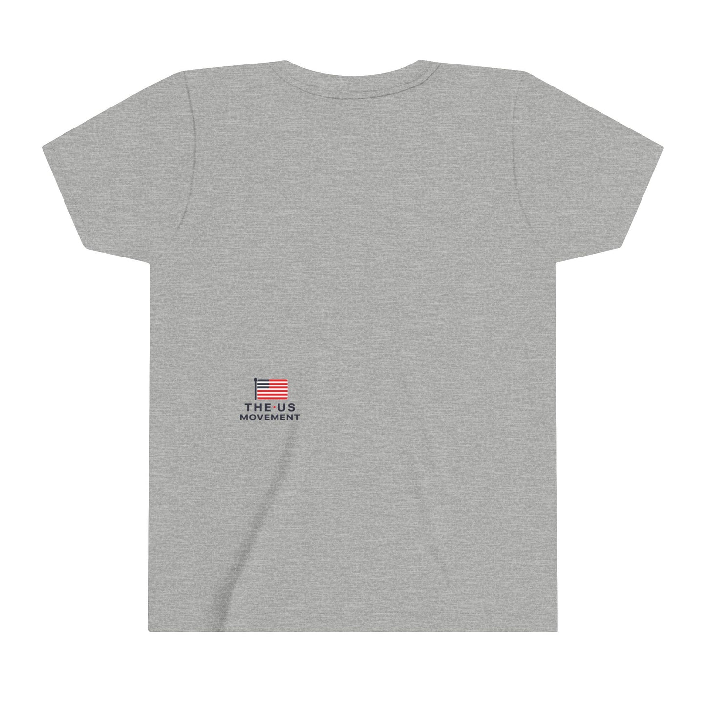 USa Youth Bubble Tee - White/Grey