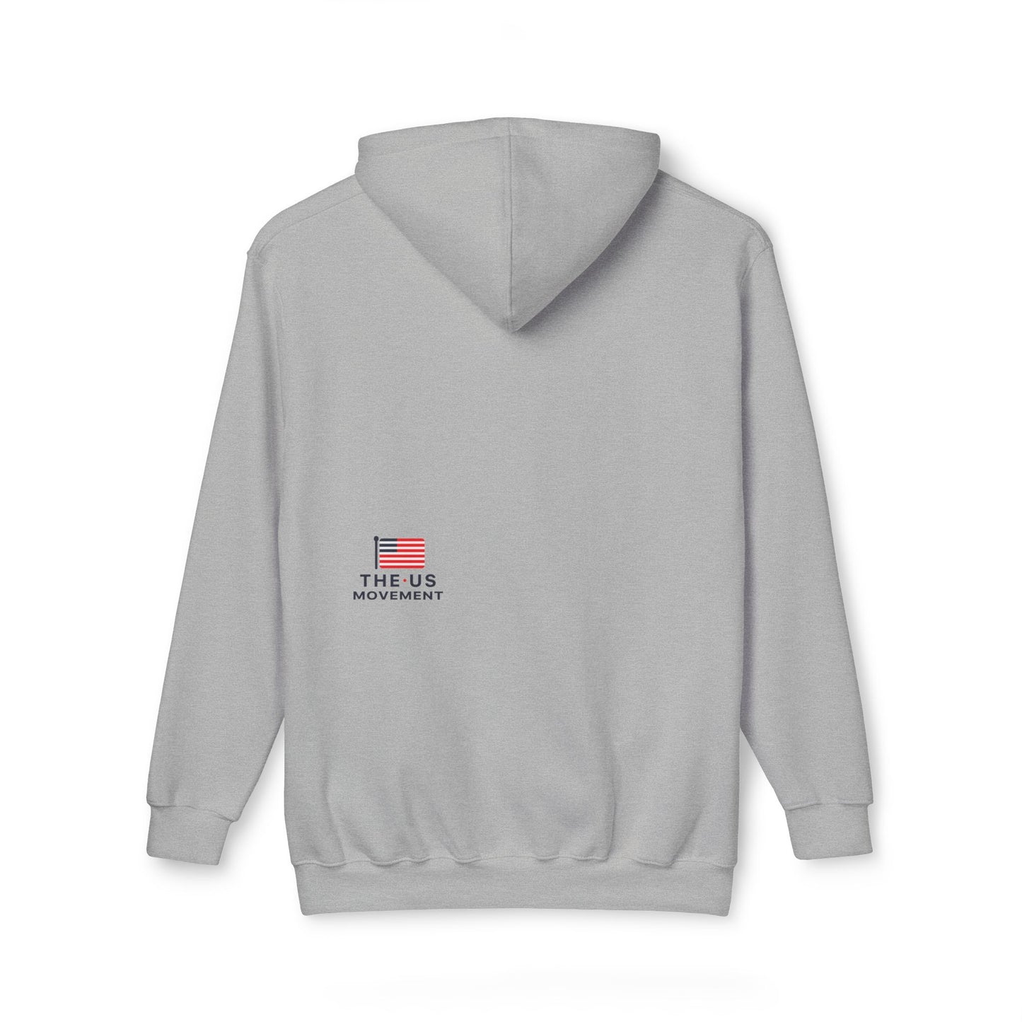 Standard USa Hoodie - White/Grey (Made in USA)