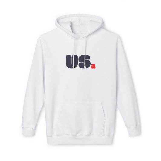 Bubble USa Hoodie - White (Made in USA)