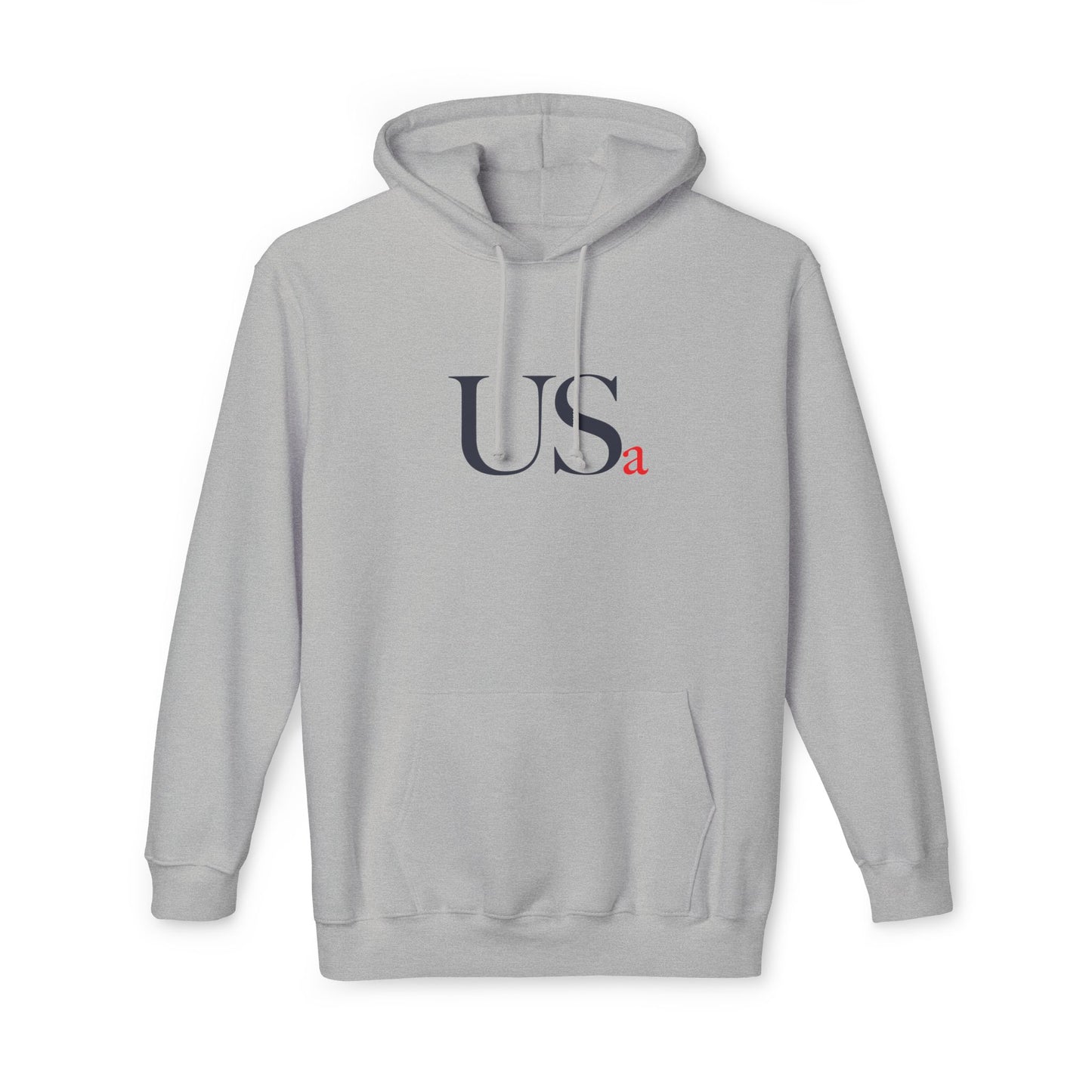 Standard USa Hoodie - White/Grey (Made in USA)