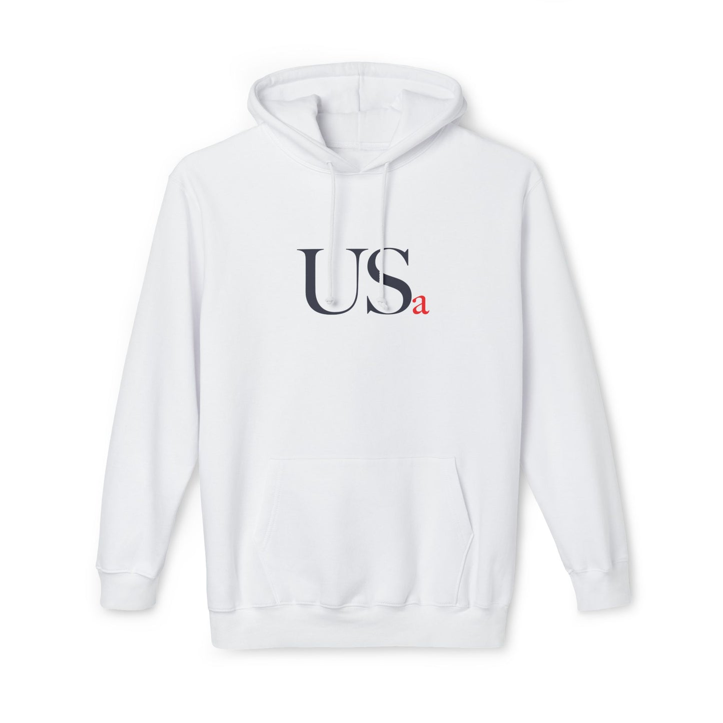 Standard USa Hoodie - White/Grey (Made in USA)